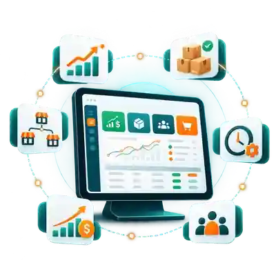 Información de ventas, inventario y operación del negocio
